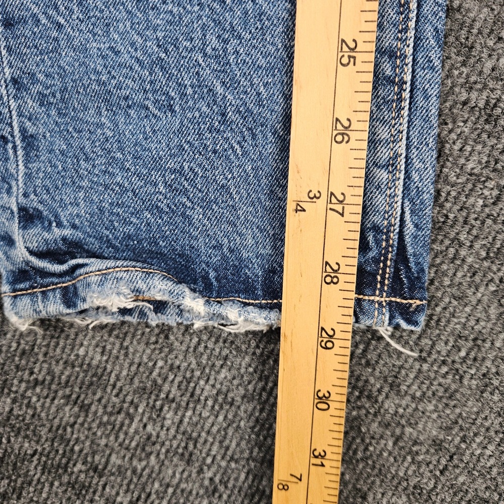 American Eagle Super High-Rise Straight Jeans Men's 2 SHORT Stretch Med Wash NEW - Picture 6 of 10
